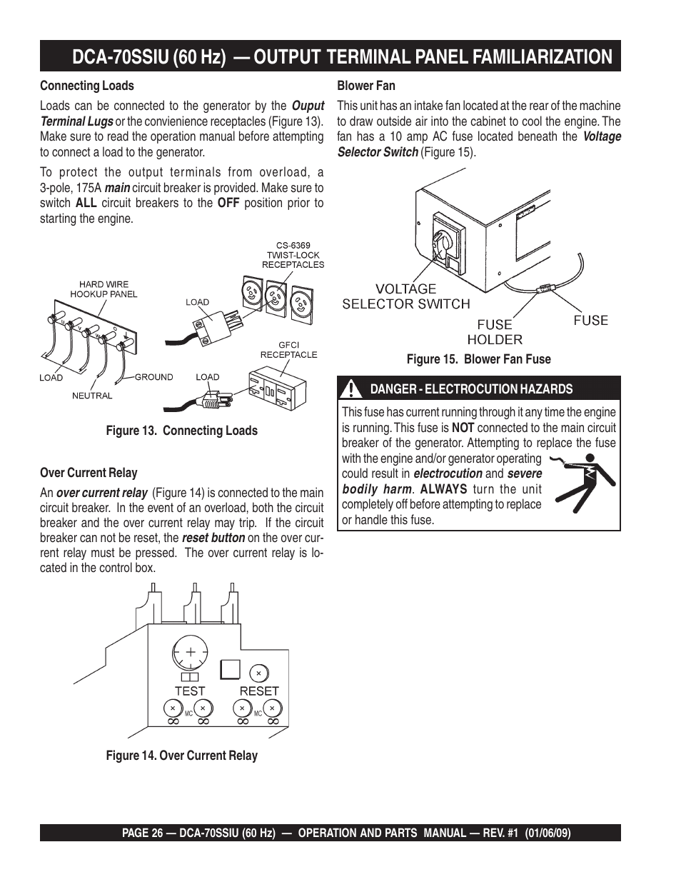 Multiquip DCA70SSIU User Manual | Page 26 / 84