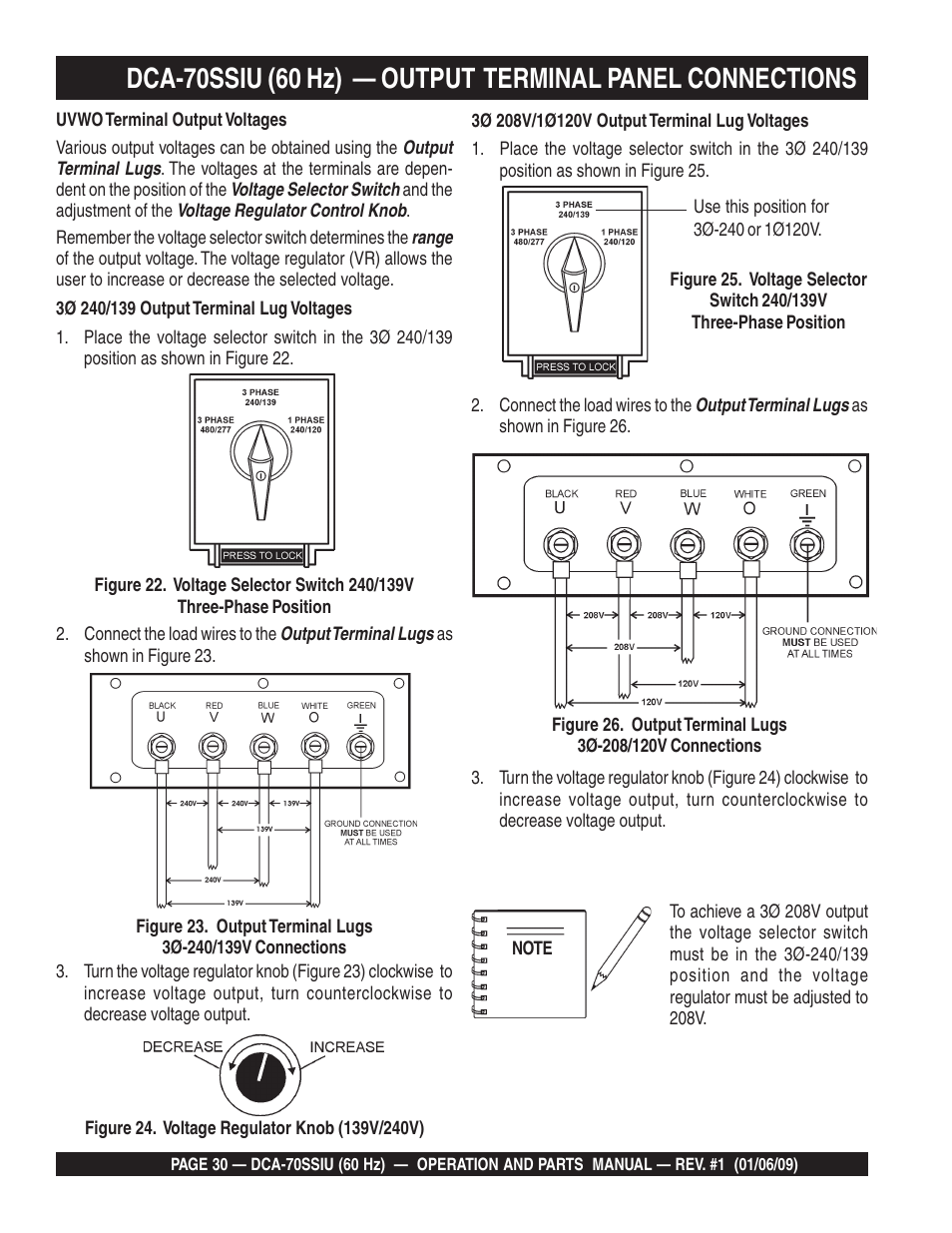 Multiquip DCA70SSIU User Manual | Page 30 / 84