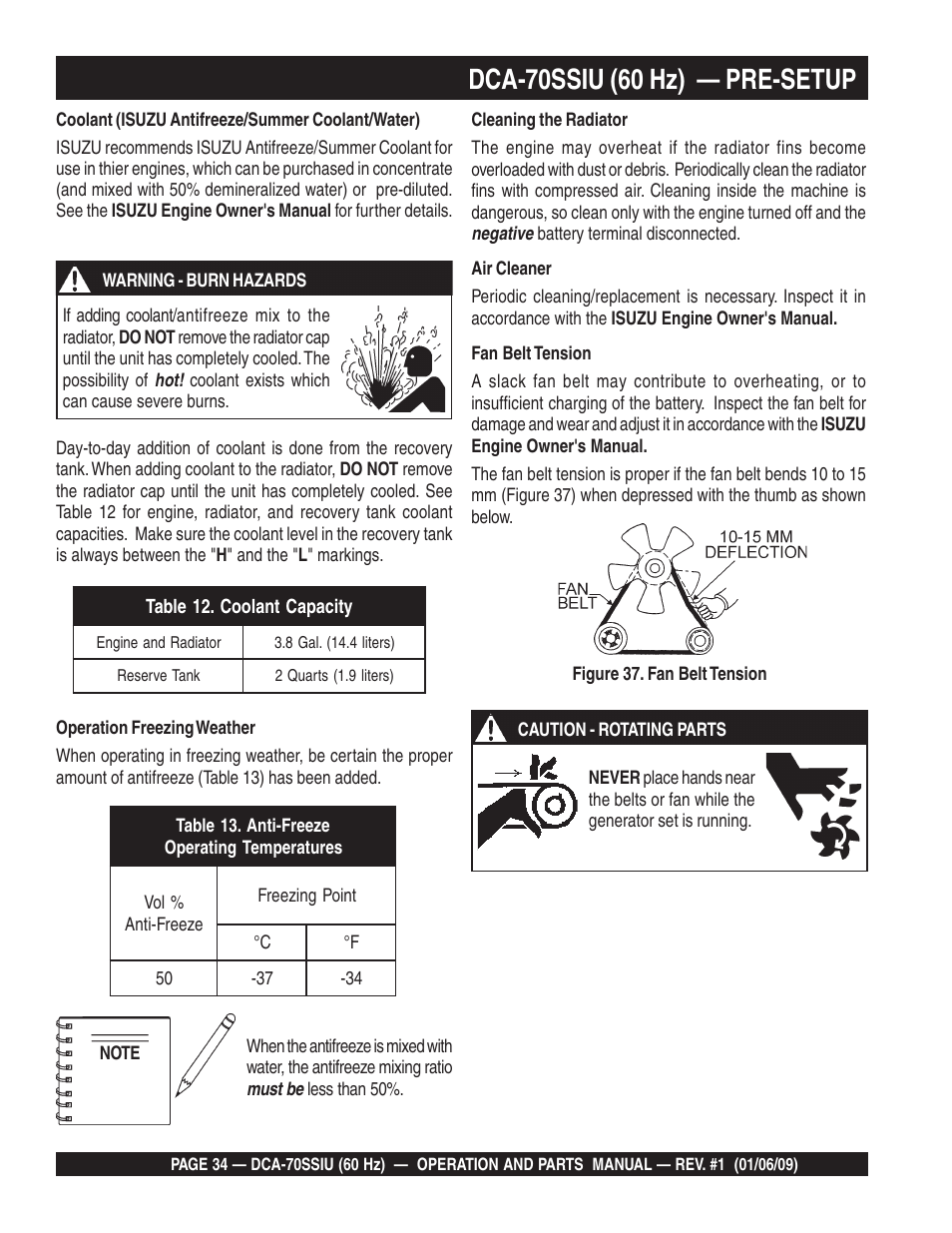 Dca-70ssiu (60 hz) — pre-setup | Multiquip DCA70SSIU User Manual | Page 34 / 84