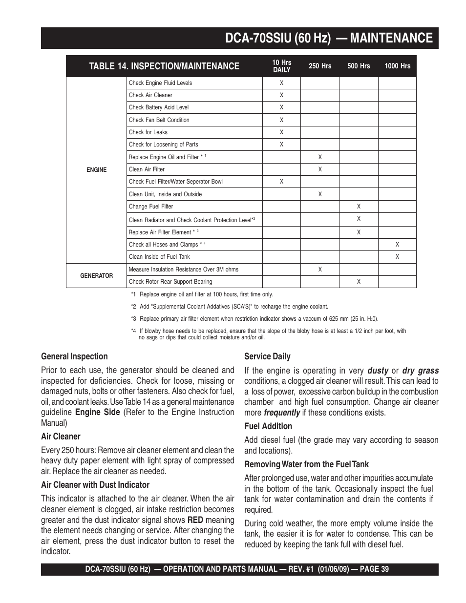 Multiquip DCA70SSIU User Manual | Page 39 / 84