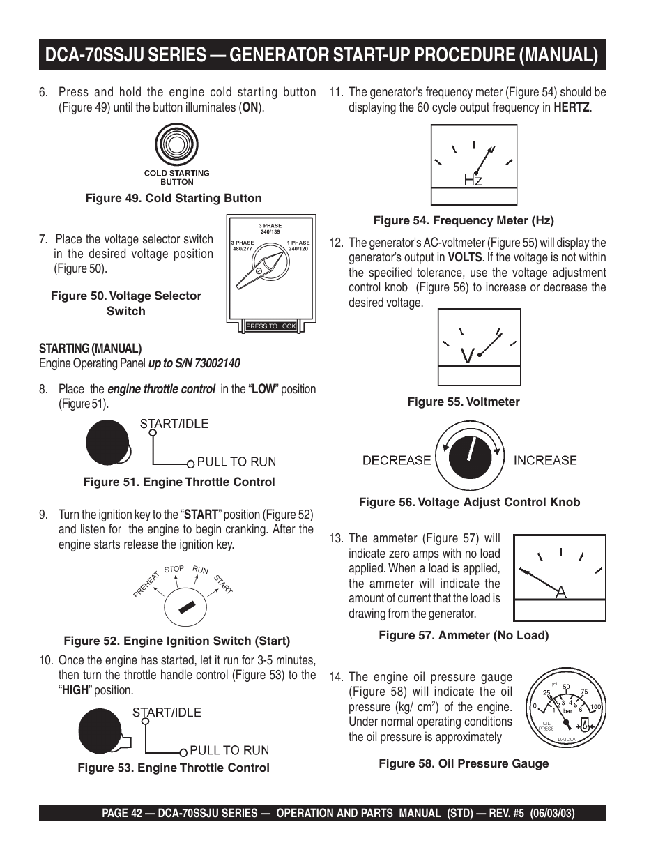 Multiquip DCA70SSJU User Manual | Page 42 / 102