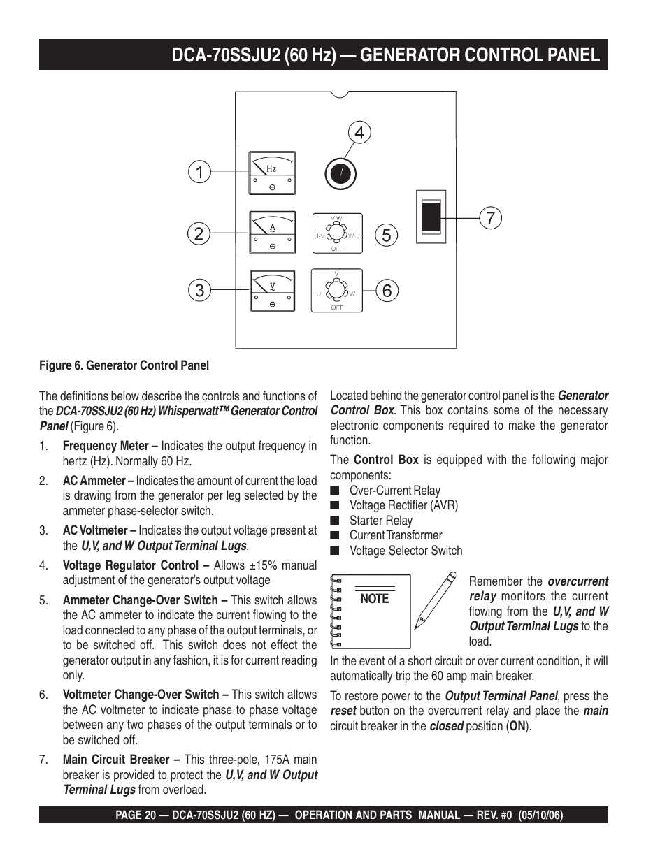 Multiquip DCA70SSJU2 User Manual | Page 20 / 84