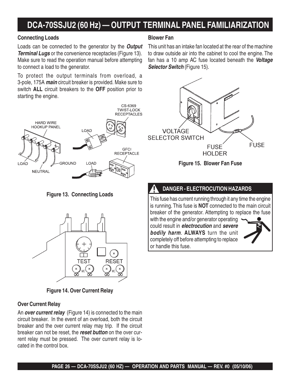 Multiquip DCA70SSJU2 User Manual | Page 26 / 84