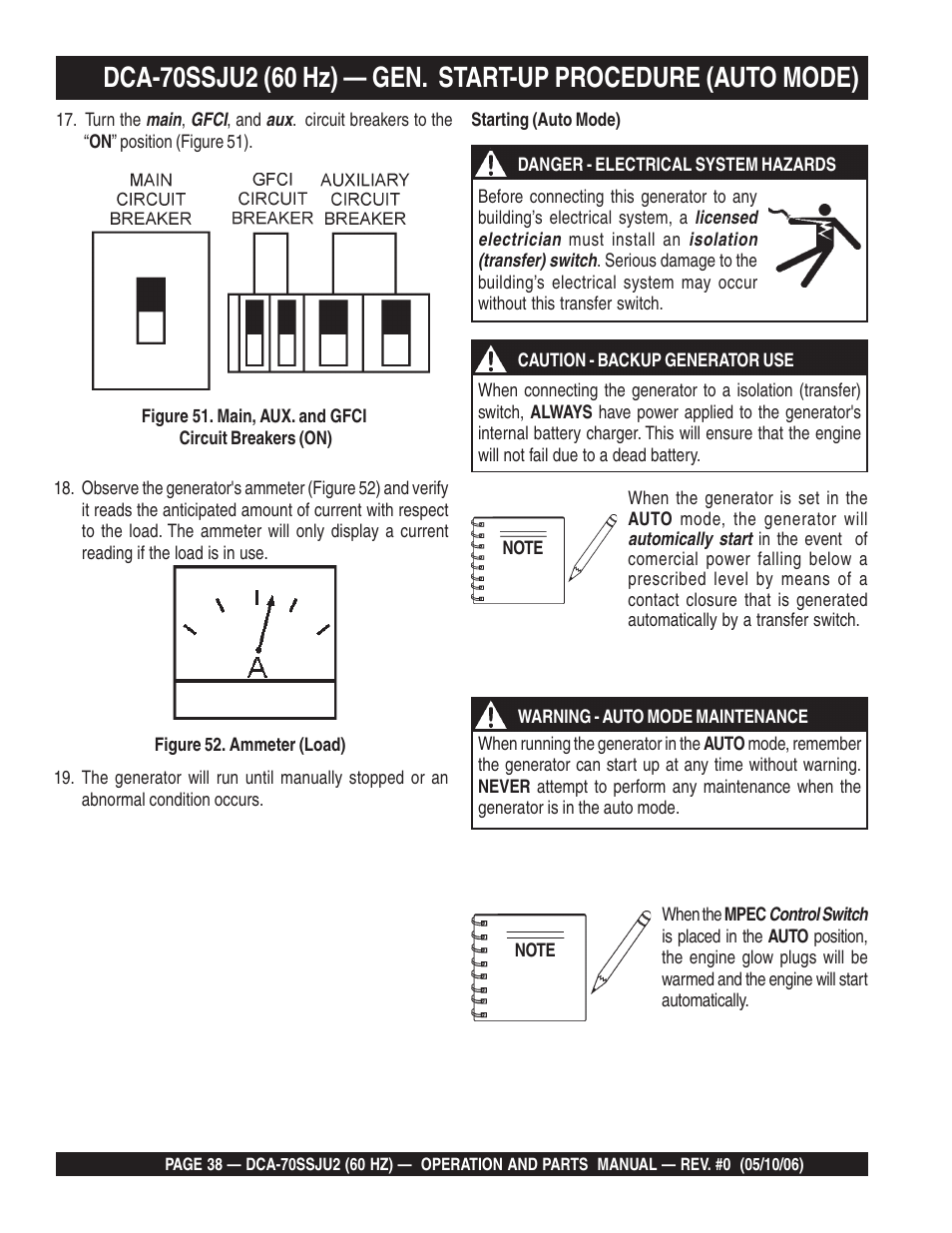 Multiquip DCA70SSJU2 User Manual | Page 38 / 84