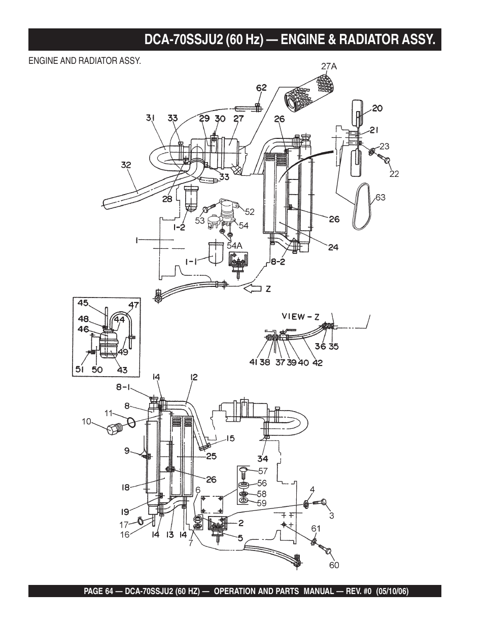 Multiquip DCA70SSJU2 User Manual | Page 64 / 84
