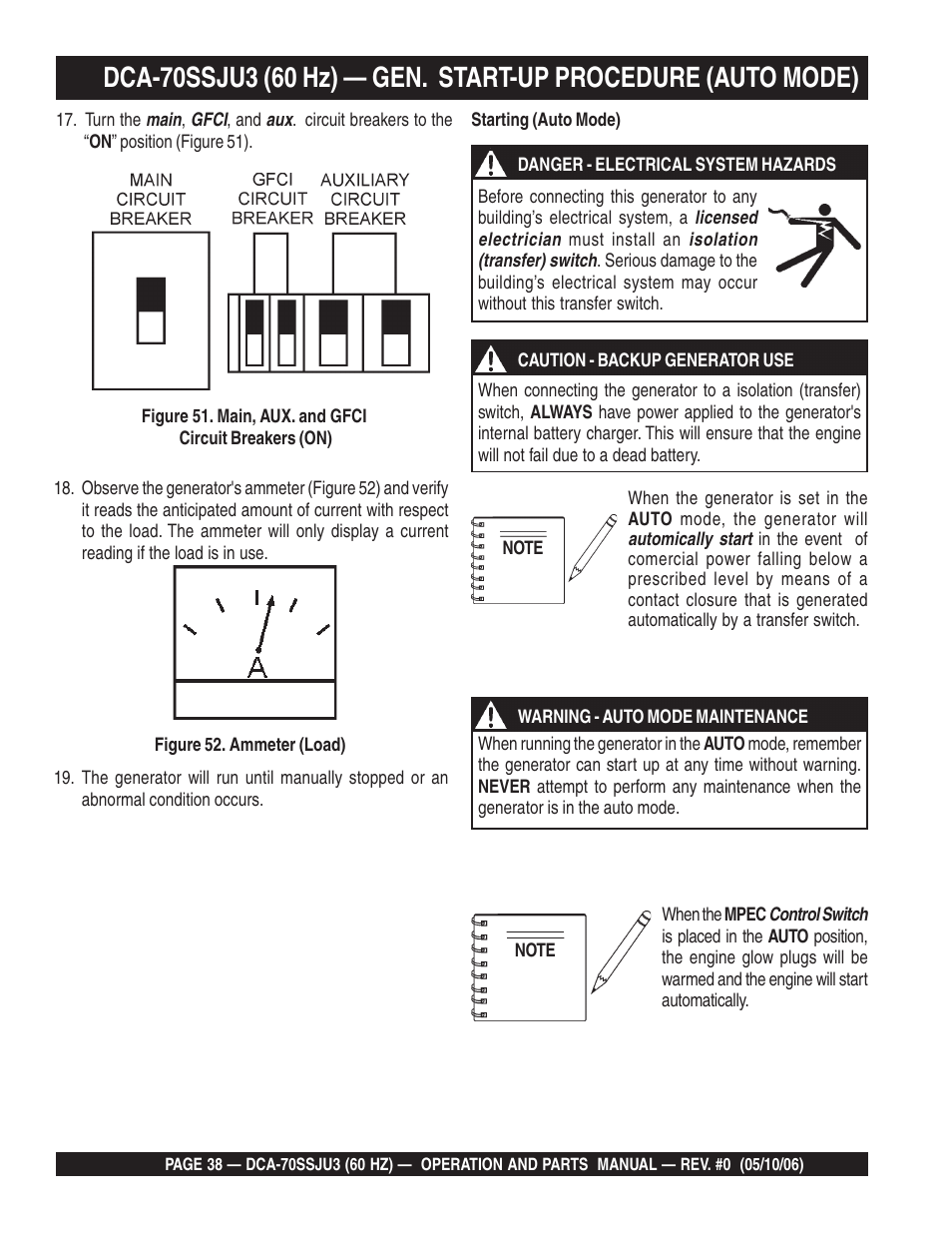 Multiquip DCA70SSJU3 User Manual | Page 38 / 84