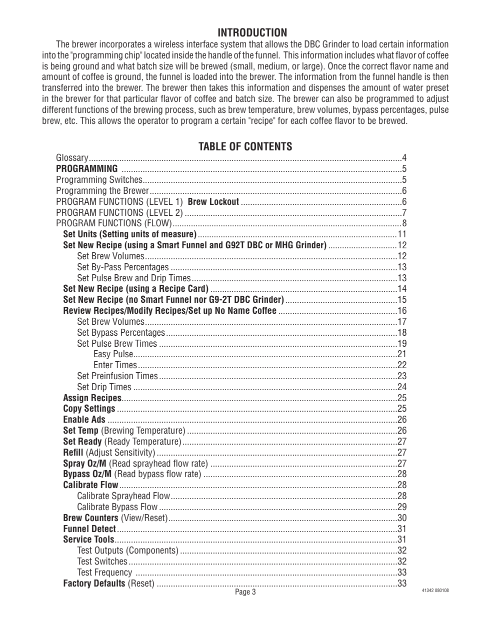 Bunn DUAL068000 User Manual | Page 3 / 36