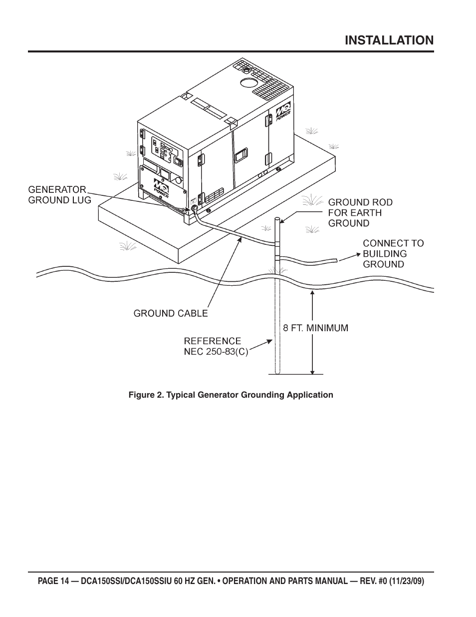Installation | Multiquip DCA150SSiU User Manual | Page 14 / 96