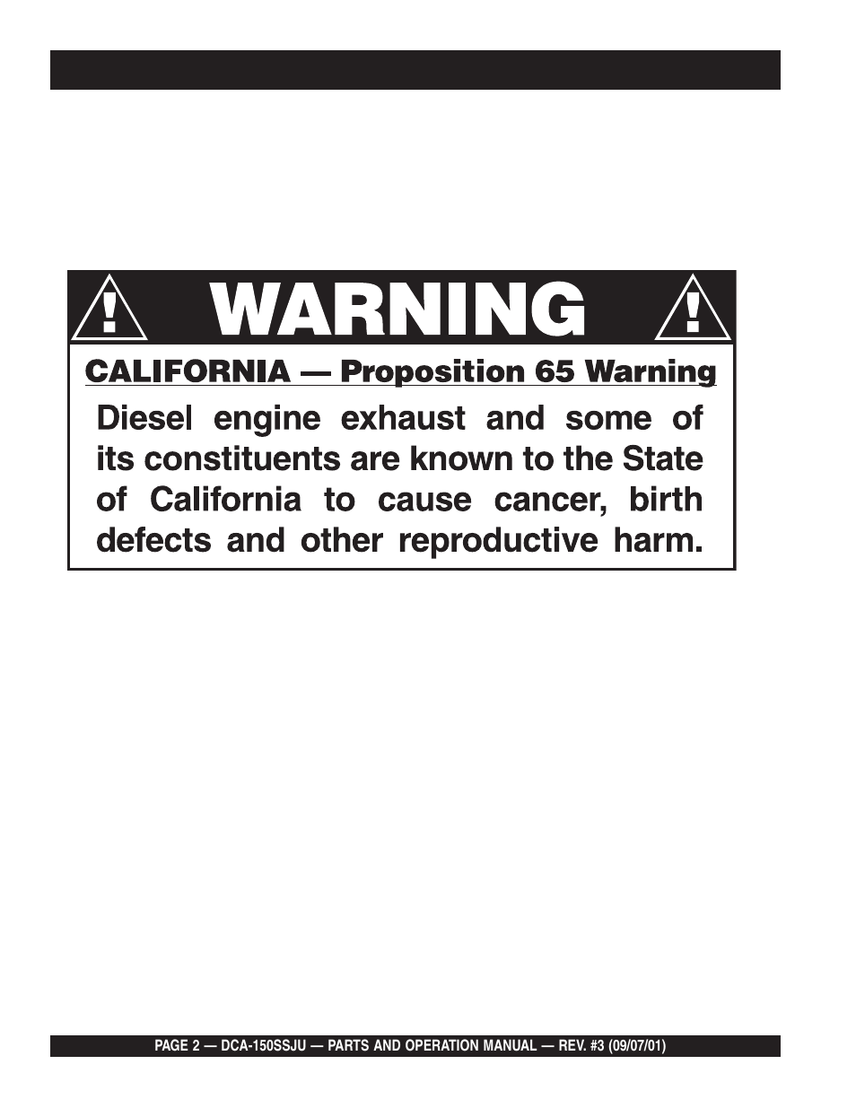 Multiquip DCA150SSJU2 User Manual | Page 2 / 100