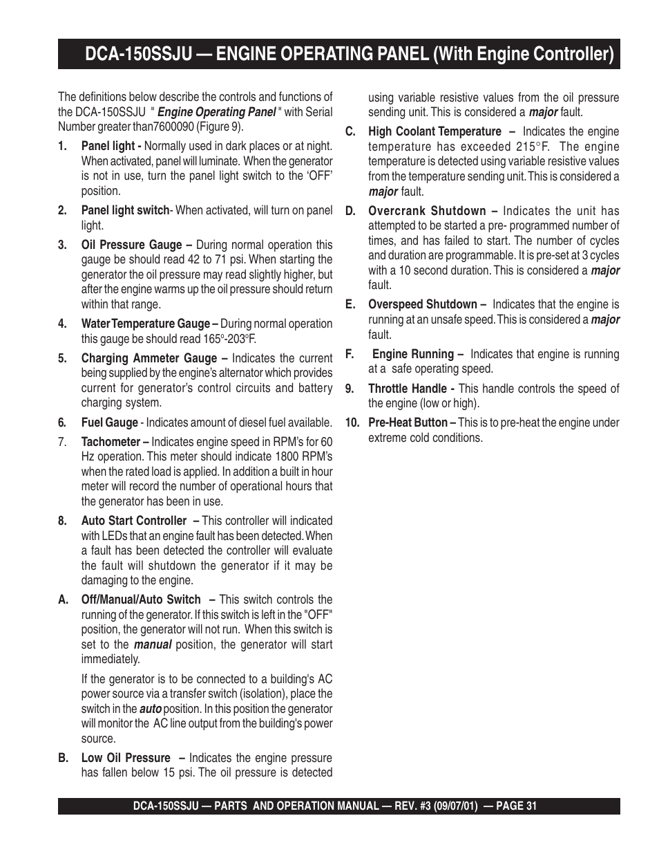 Multiquip DCA150SSJU2 User Manual | Page 31 / 100