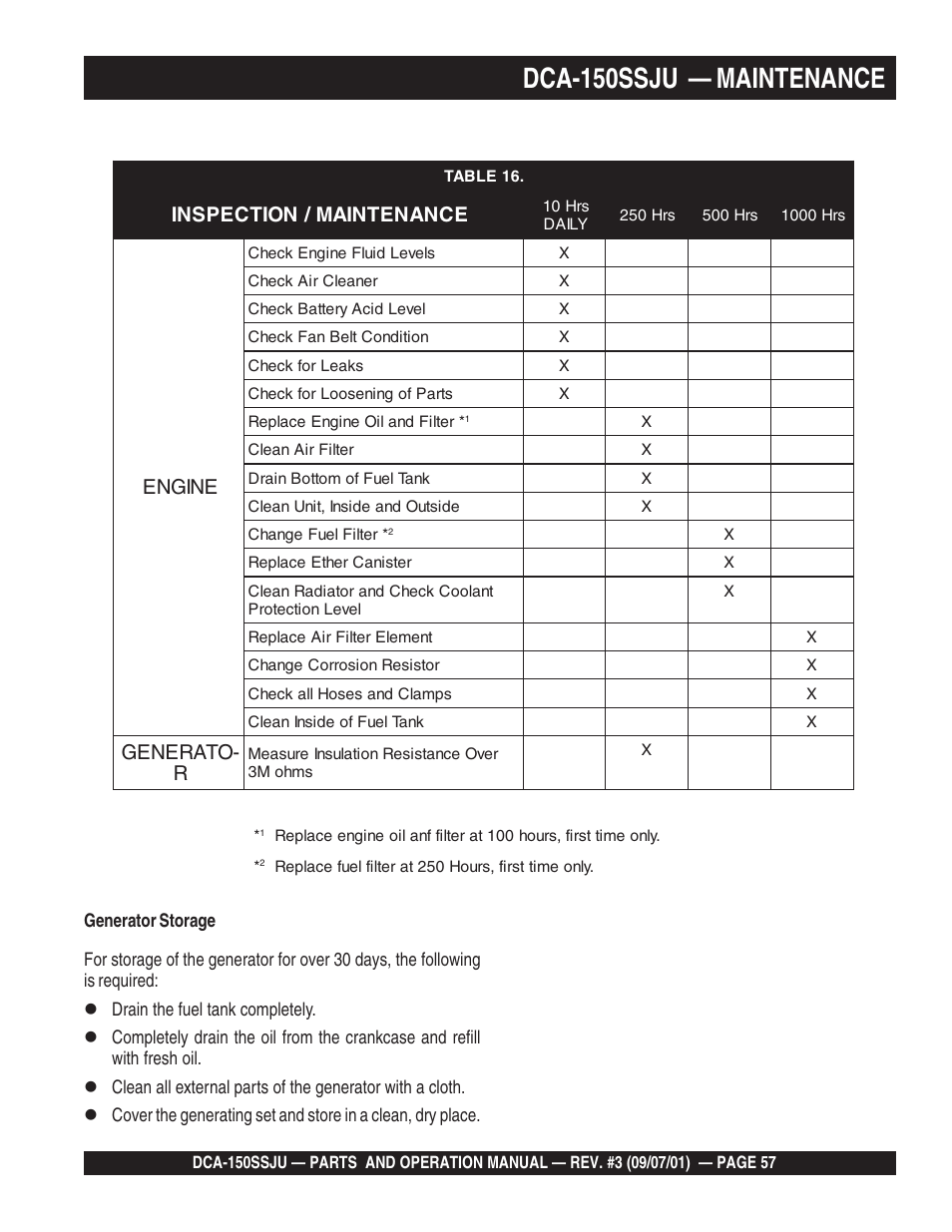 Dca-150ssju — maintenance | Multiquip DCA150SSJU2 User Manual | Page 57 / 100