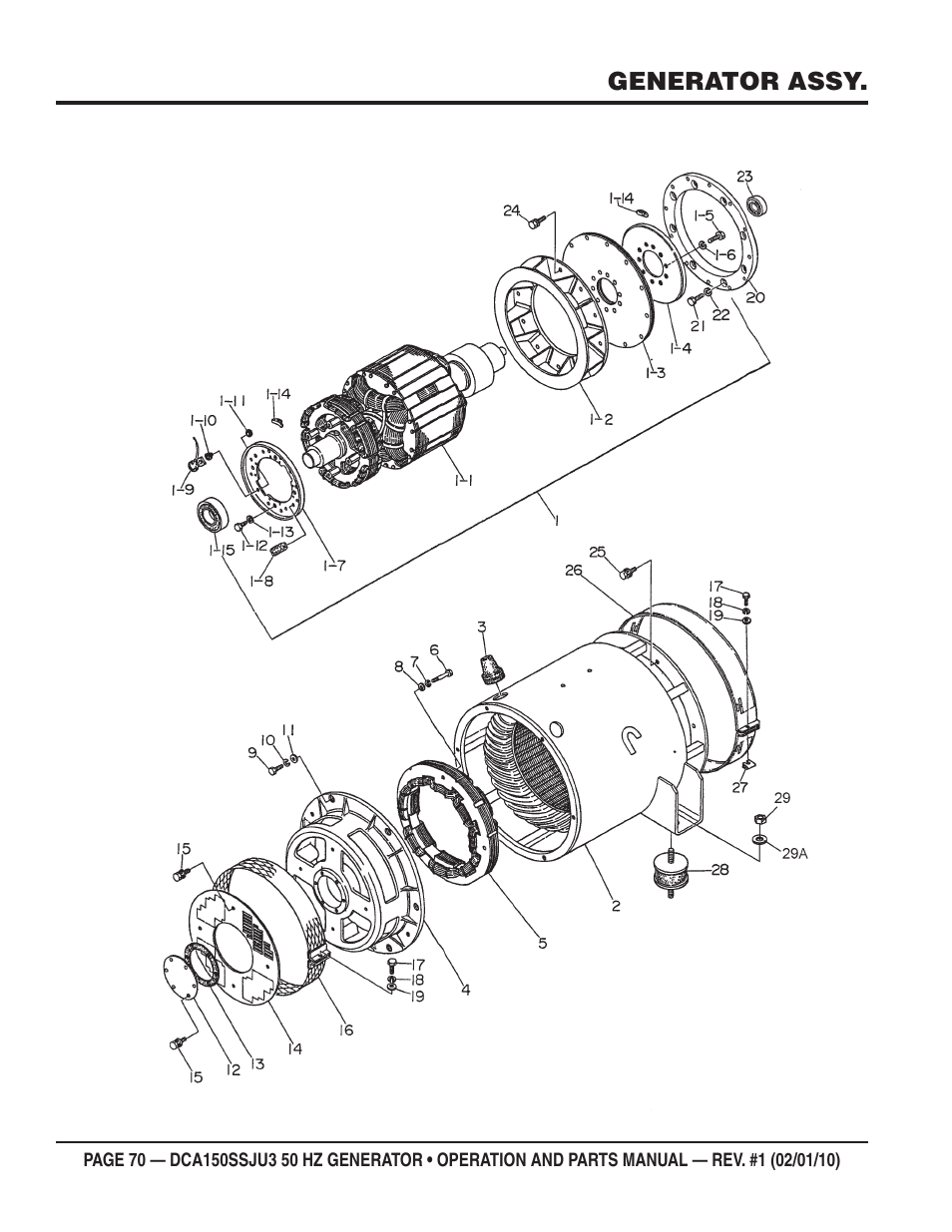 Multiquip DCA150SSJU3 User Manual | Page 70 / 102