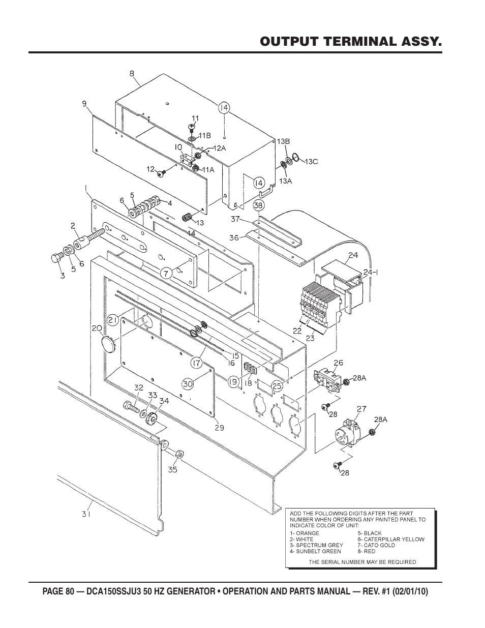 Multiquip DCA150SSJU3 User Manual | Page 80 / 102