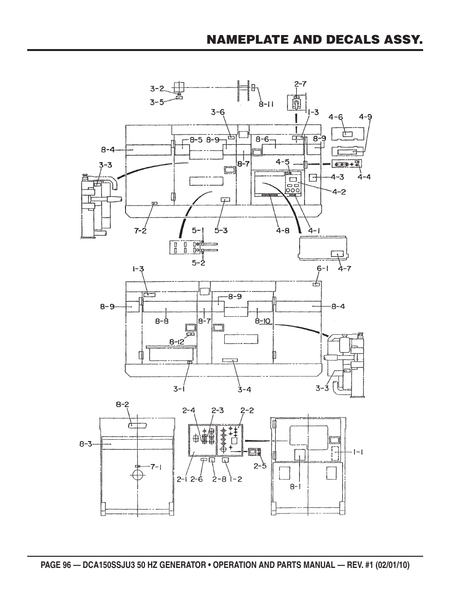 Multiquip DCA150SSJU3 User Manual | Page 96 / 102