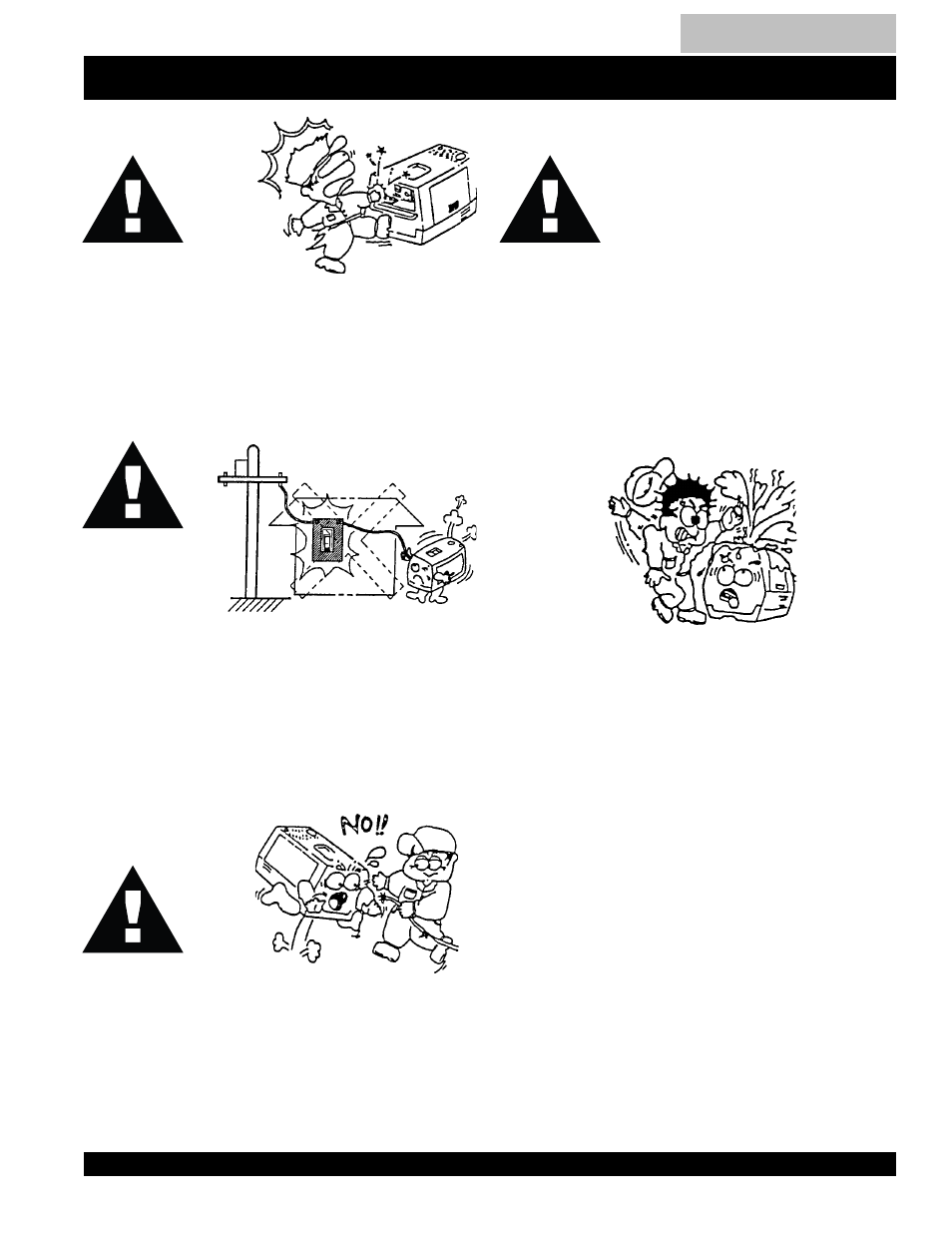 Rules for safe operation, Caution, Caution : caution | Multiquip DCA150SSK2 User Manual | Page 7 / 92