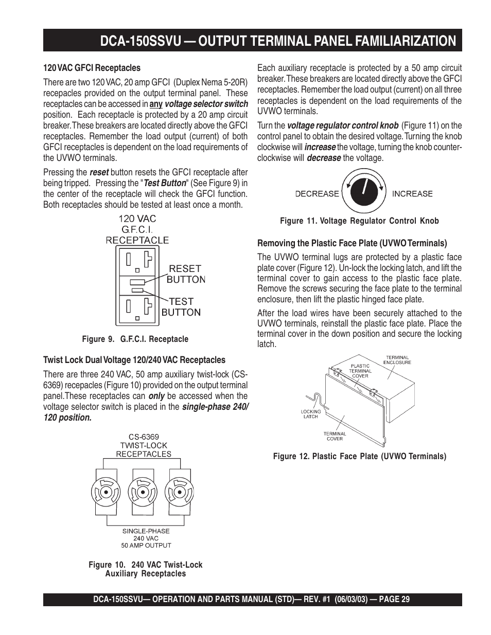 Multiquip DCA150SSVU User Manual | Page 29 / 94