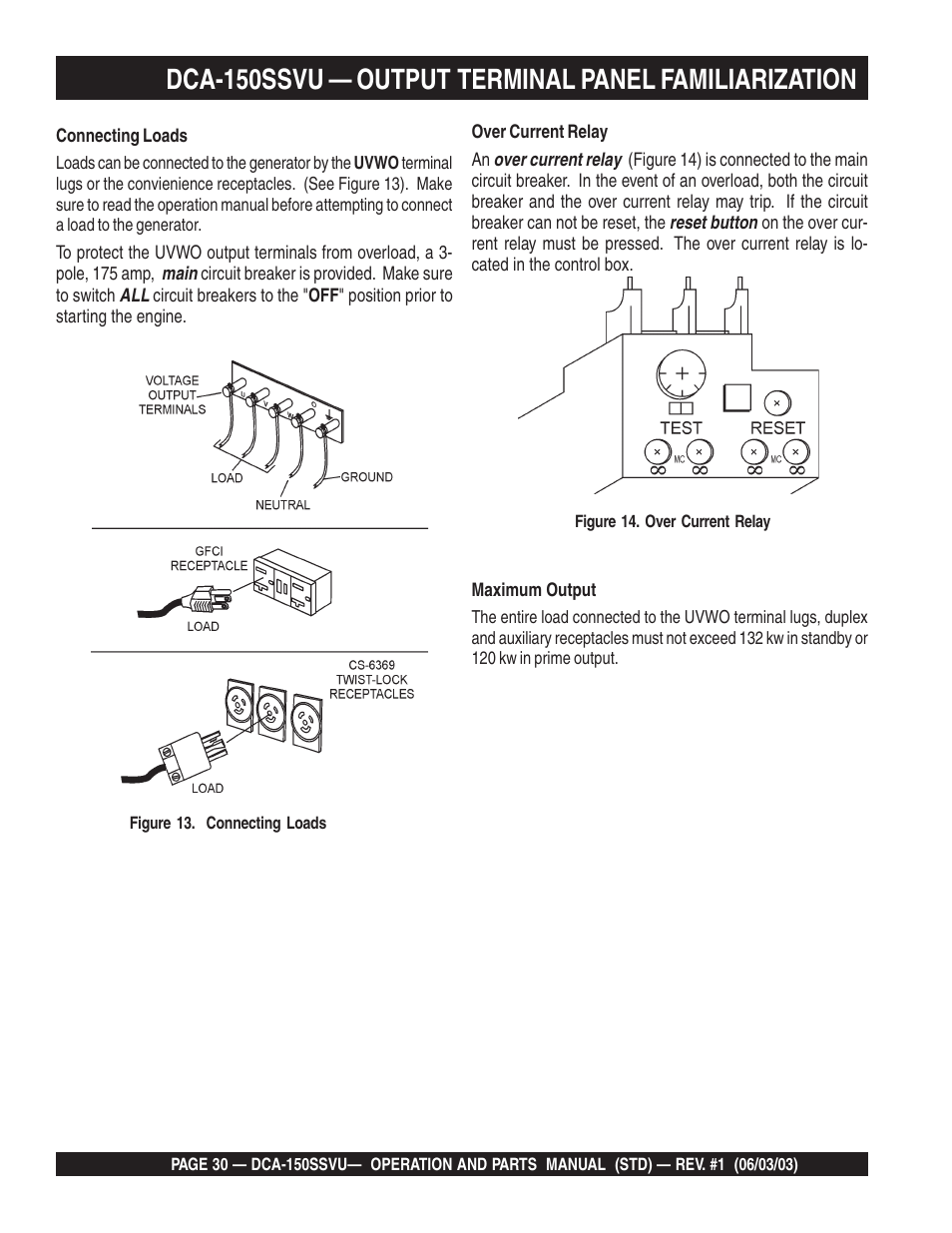 Multiquip DCA150SSVU User Manual | Page 30 / 94