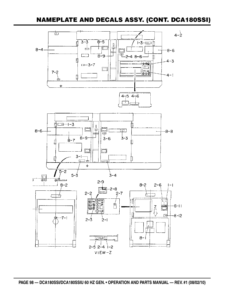 Multiquip DCA180SSIU User Manual | Page 98 / 106