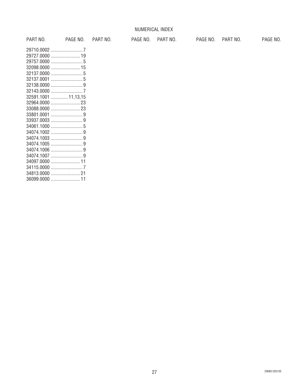 Bunn CEZ User Manual | Page 27 / 27