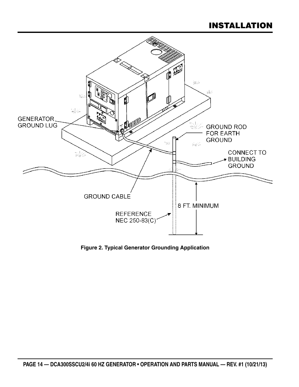 Installation | Multiquip DCA300SSCU2_SSCU4i User Manual | Page 14 / 102