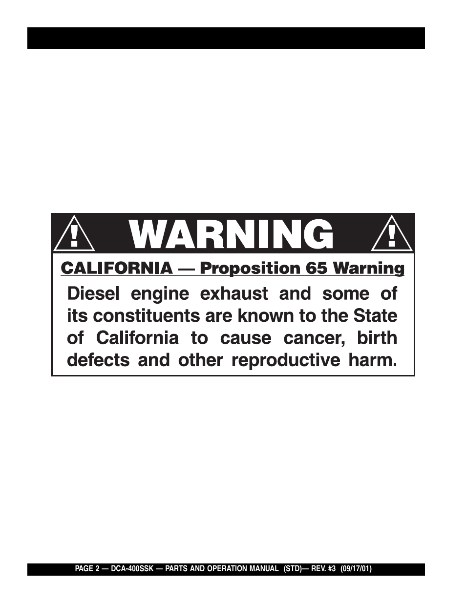 Multiquip DCA400SSK2 User Manual | Page 2 / 114