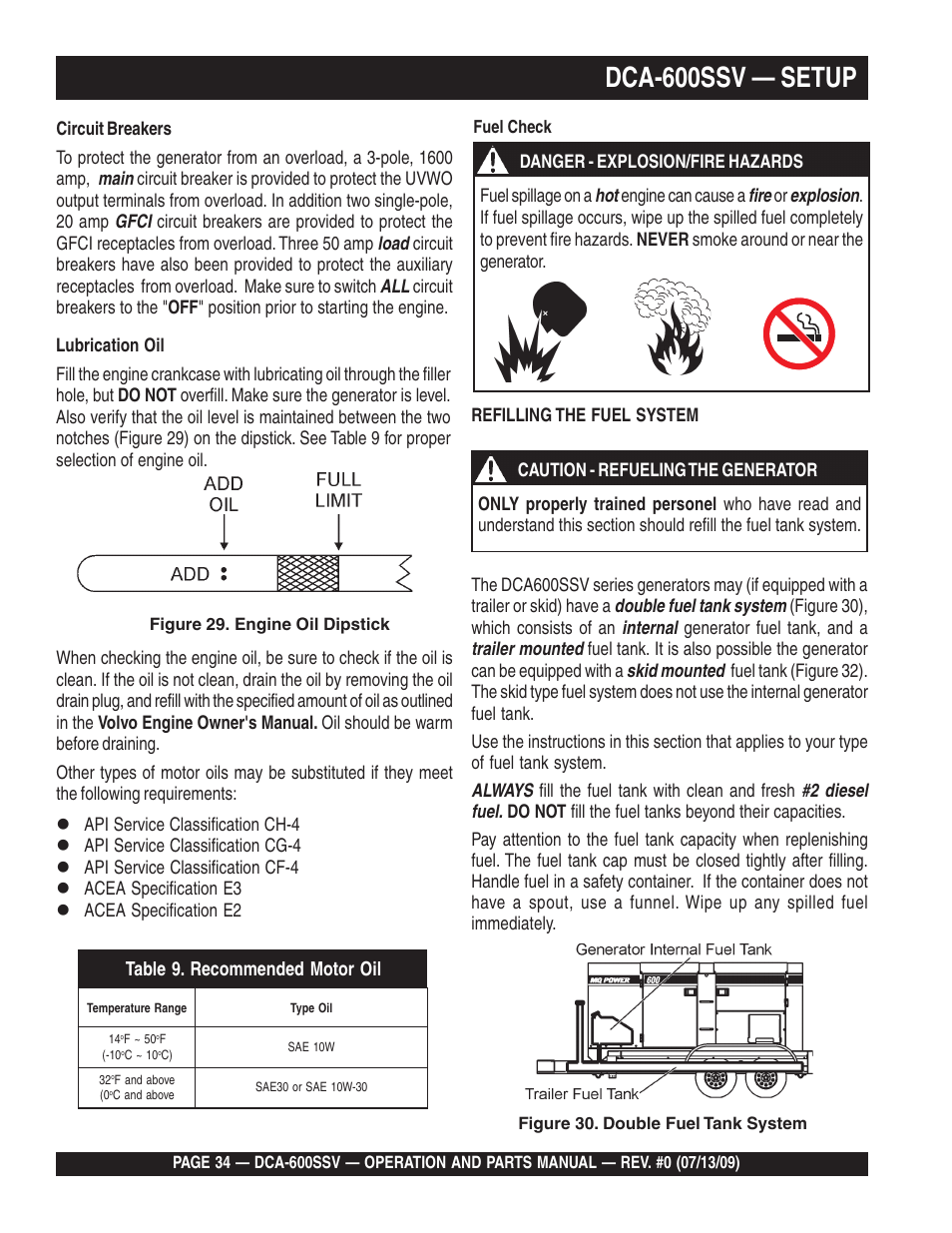 Dca-600ssv — setup | Multiquip DCA600SSV User Manual | Page 34 / 108