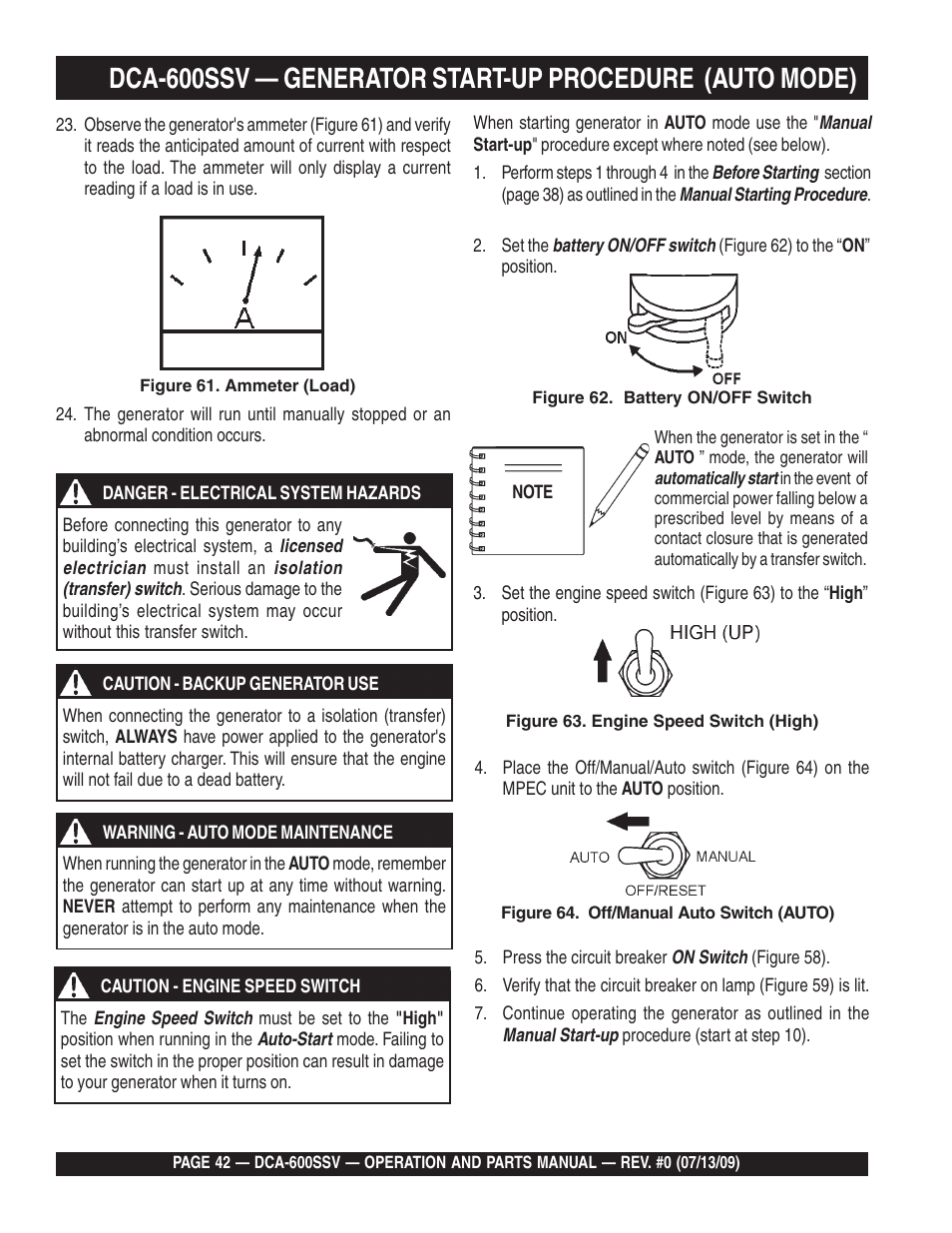 Multiquip DCA600SSV User Manual | Page 42 / 108