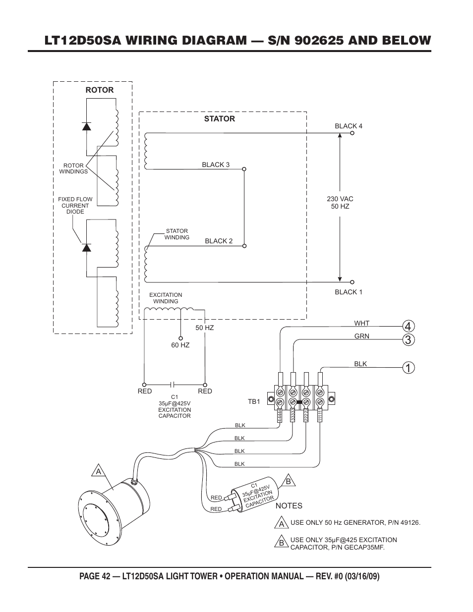 Multiquip T12D50SA User Manual | Page 42 / 62