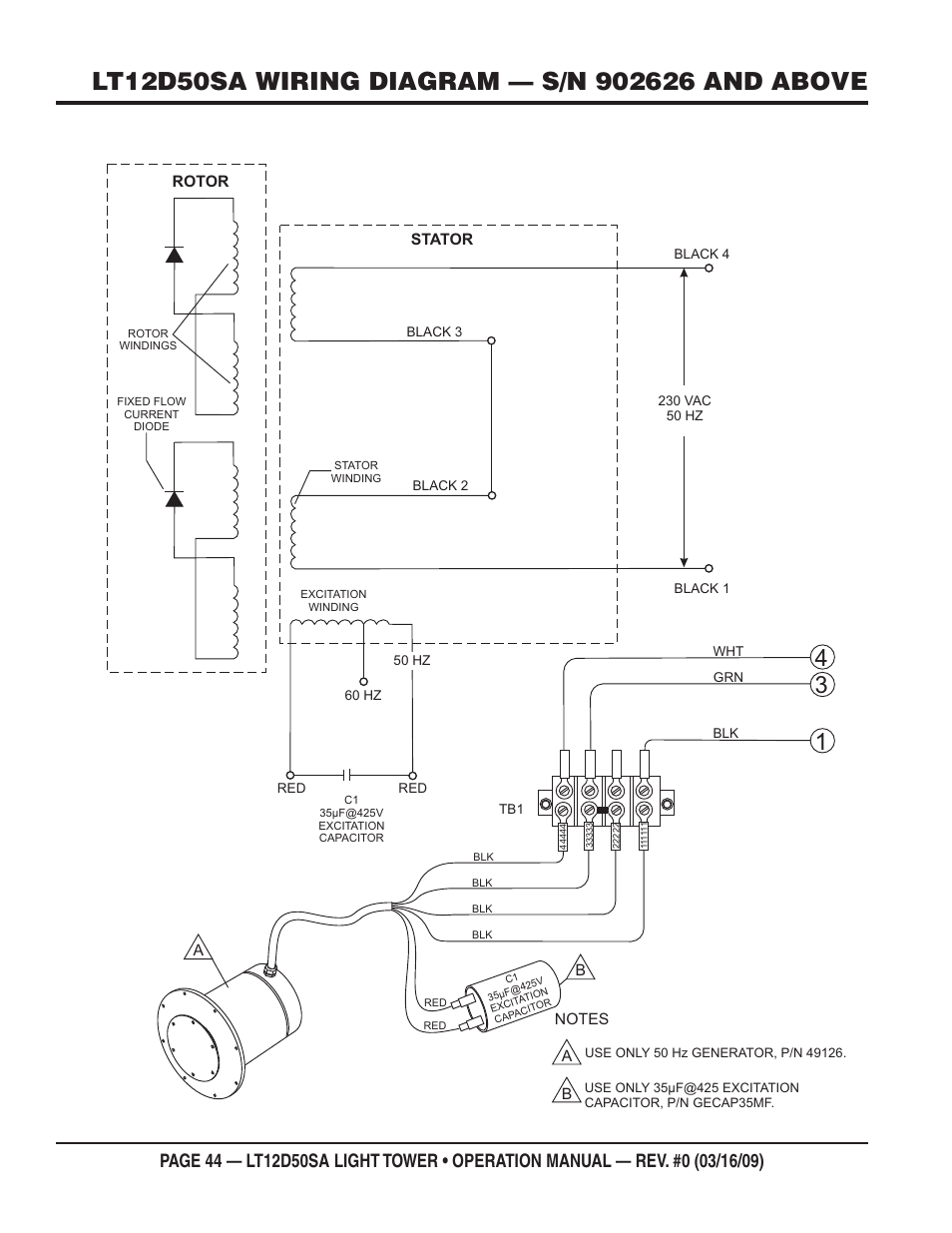 Multiquip T12D50SA User Manual | Page 44 / 62