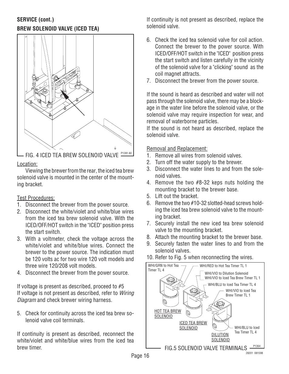 Bunn TNTF-3 User Manual | Page 16 / 30