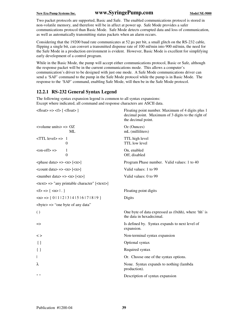 New Era NE-9000 Series Programmable Peristaltic User Manual | Page 47 / 65