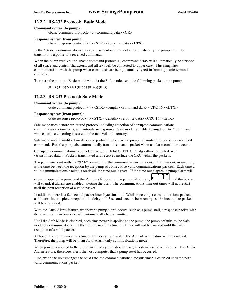 New Era NE-9000 Series Programmable Peristaltic User Manual | Page 48 / 65