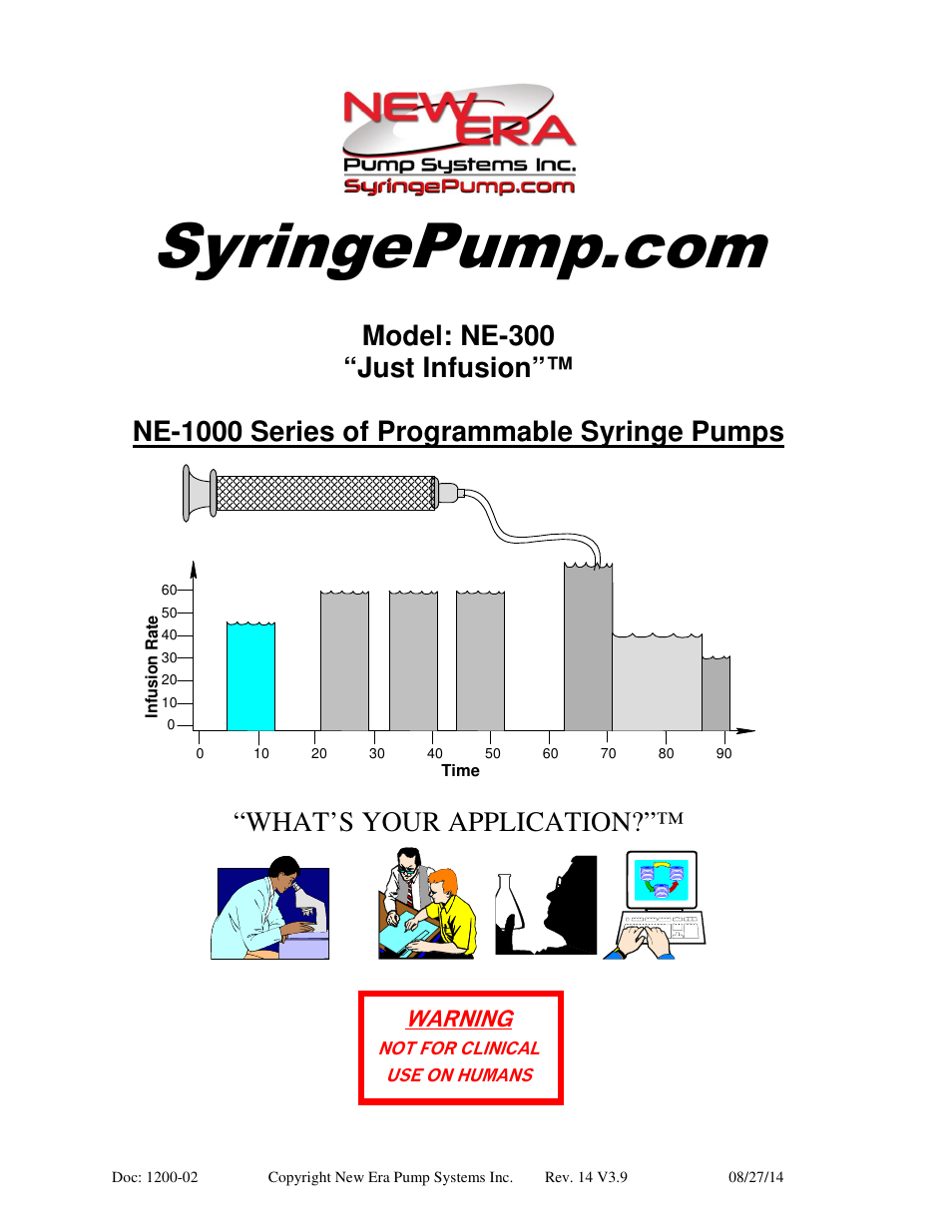 New Era NE-300 Just Infusion Syringe User Manual | 14 pages