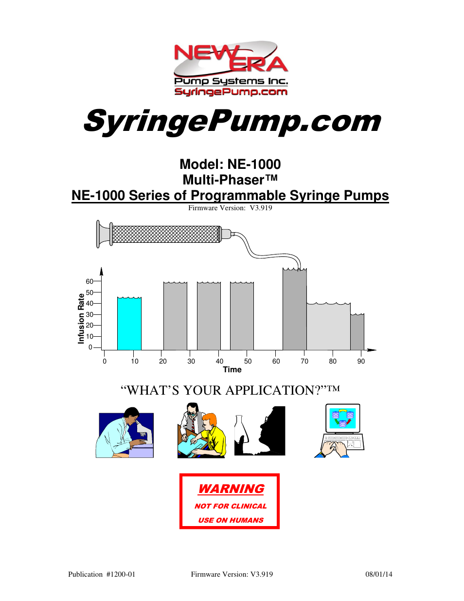 New Era NE-1000 Multi-Phaser Programmable Syringe User Manual | 54 pages