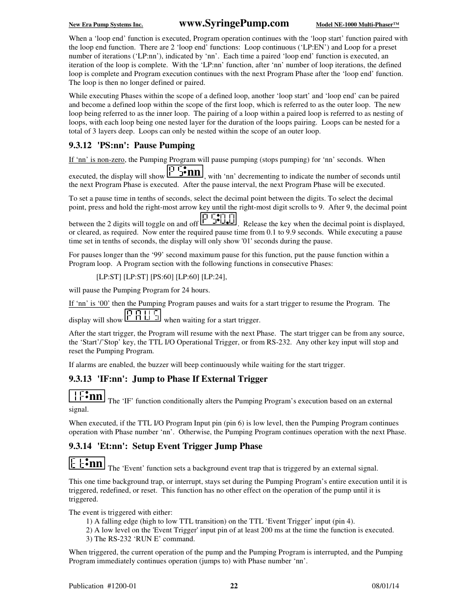 New Era NE-1000 Multi-Phaser Programmable Syringe User Manual | Page 27 / 54