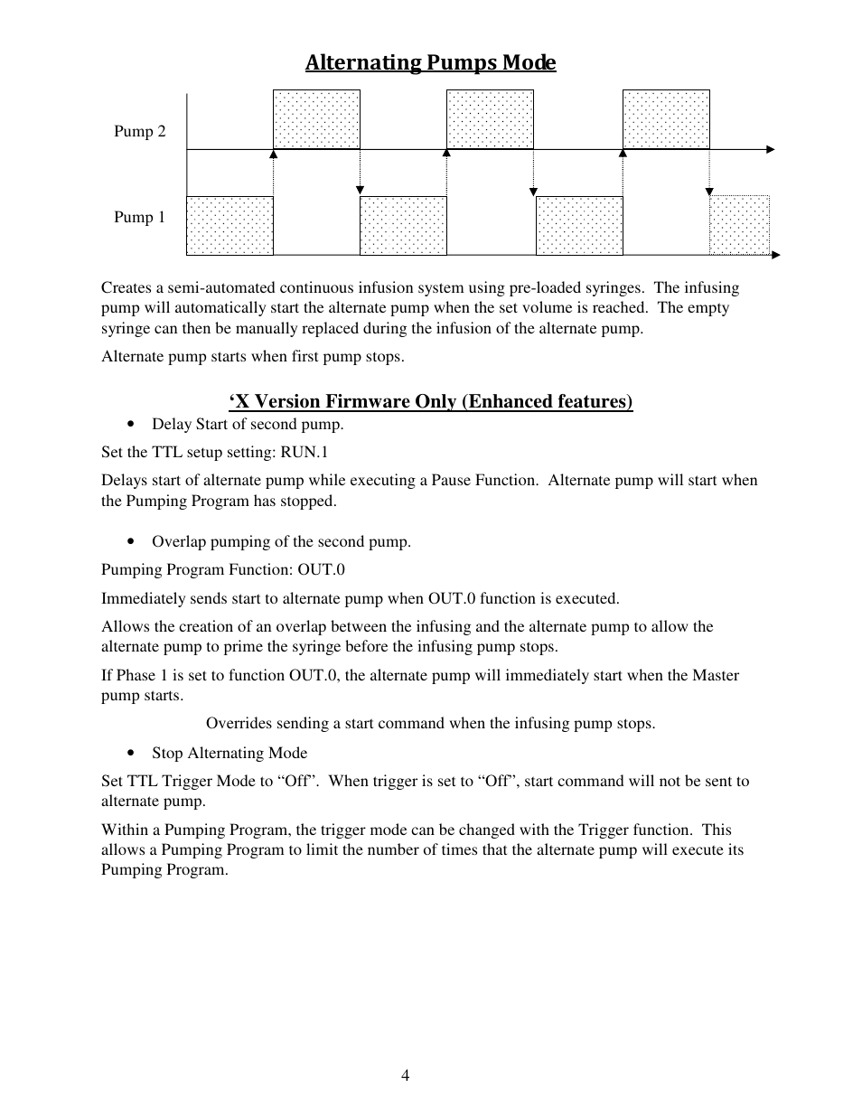 Alternating pumps mode | New Era CBL-DUAL-3 RS-232 Dual pumps communications cable (3) User Manual | Page 4 / 9