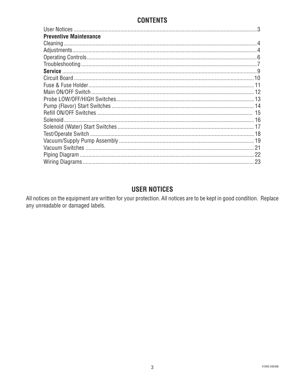 Bunn AFPO-3 SL User Manual | Page 3 / 25