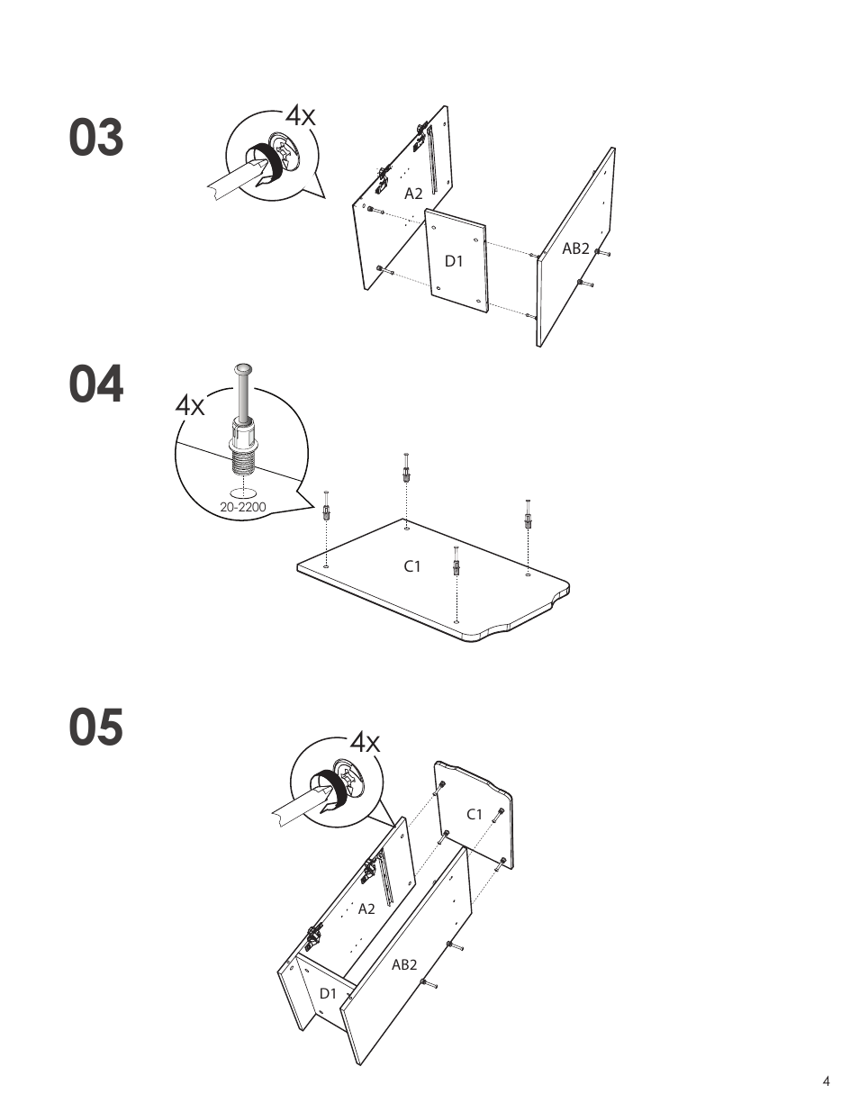 Nexera Dixie Collection - Desk/Vanity (310803) User Manual | Page 4 / 12