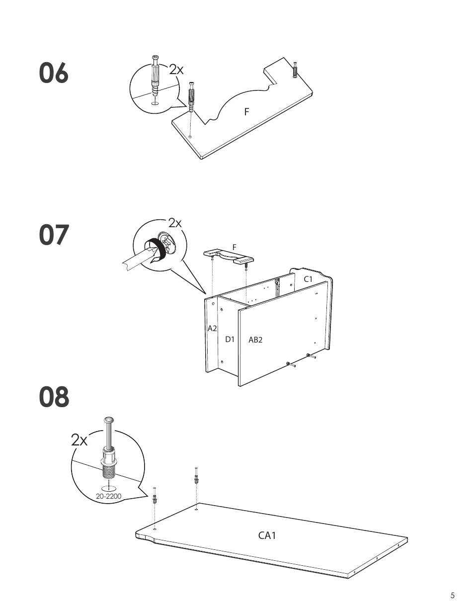 Nexera Dixie Collection - Desk/Vanity (310803) User Manual | Page 5 / 12