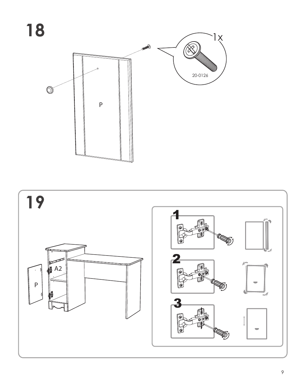 Nexera Dixie Collection - Desk/Vanity (310803) User Manual | Page 9 / 12
