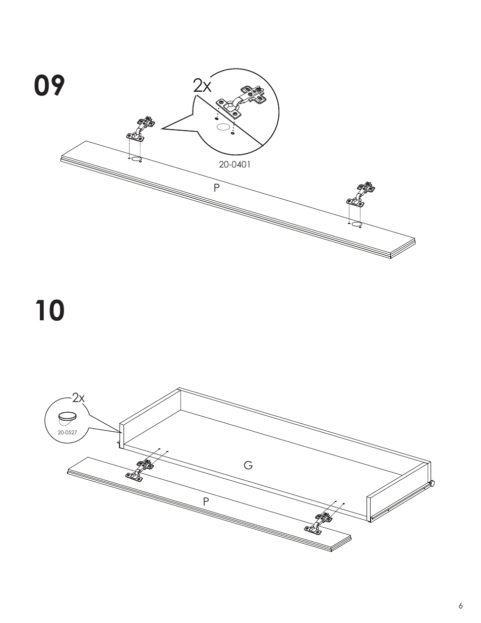 Nexera Avenue Collection - Desk (221806) User Manual | Page 6 / 8