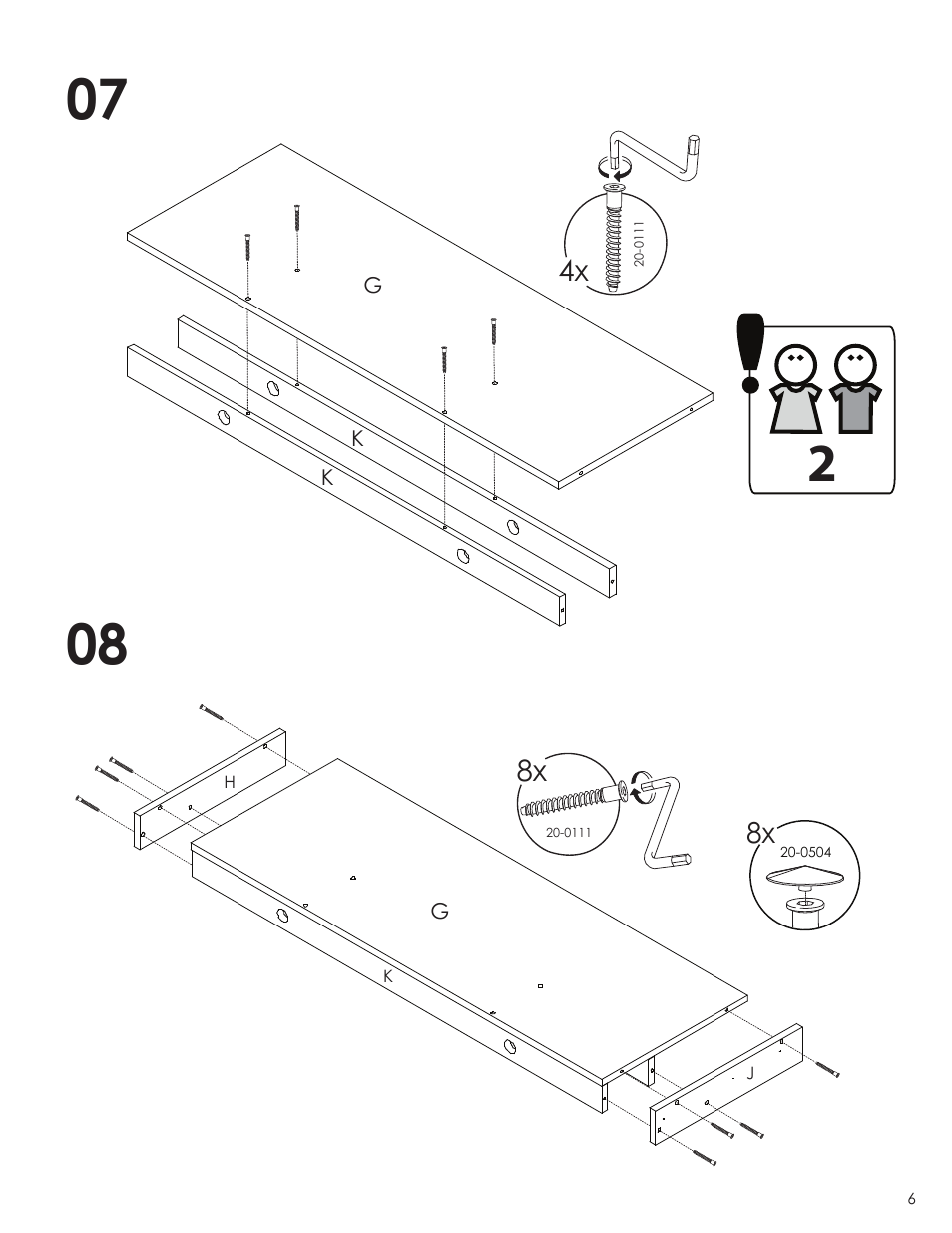 Nexera Next Collection - Desk (601806) User Manual | Page 6 / 9