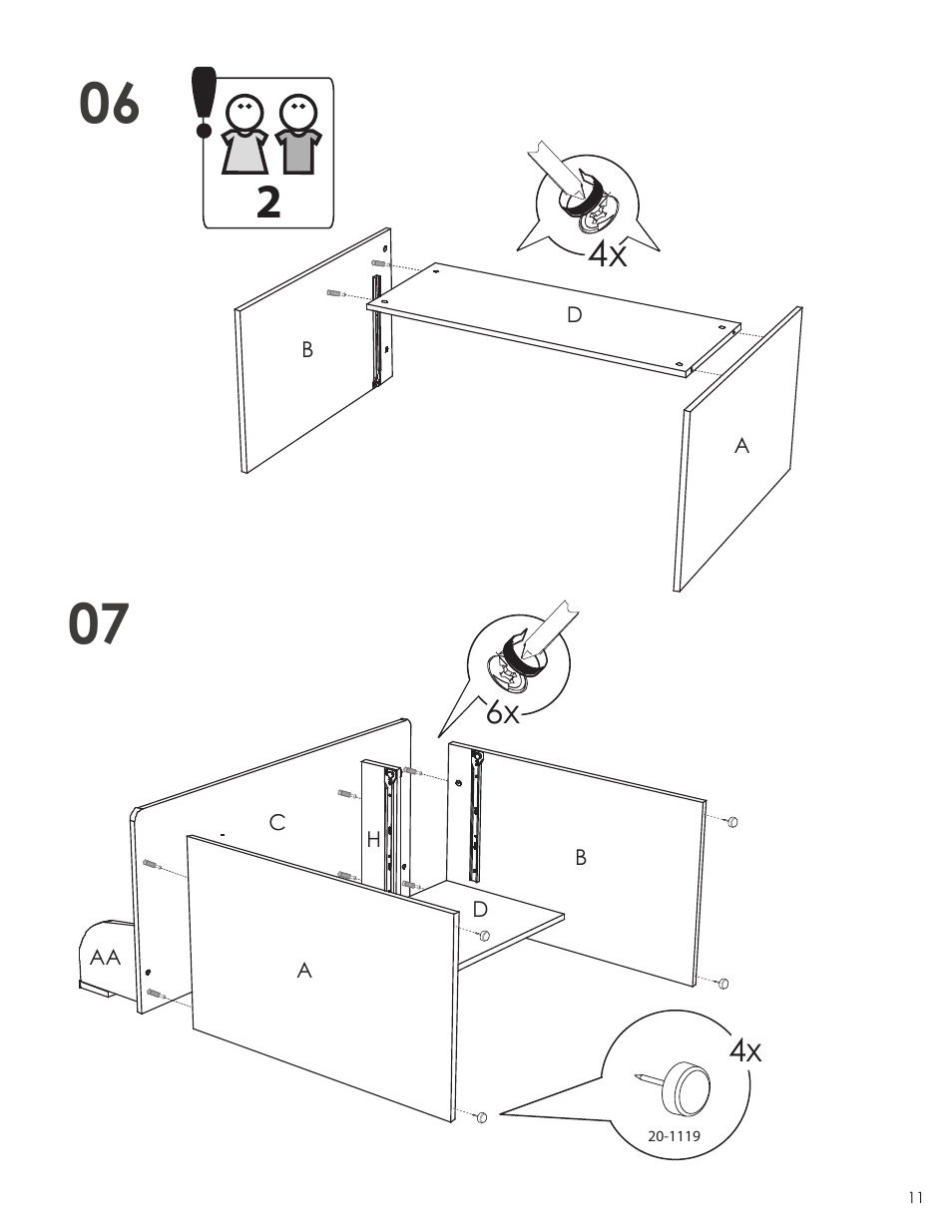 Nexera Alegria Collection - Desk (5642) User Manual | Page 11 / 15