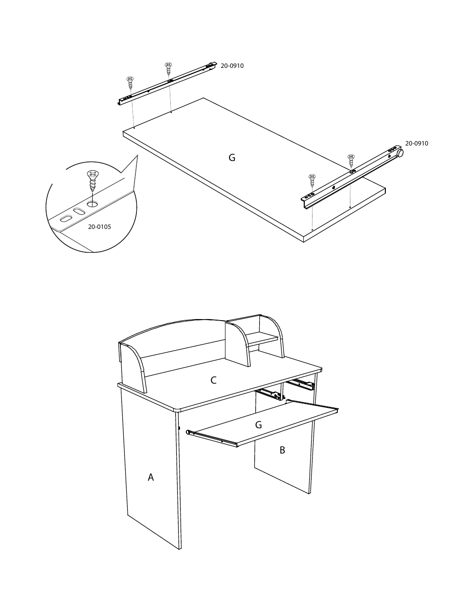 Nexera Alegria Collection - Desk (5642) User Manual | Page 12 / 15