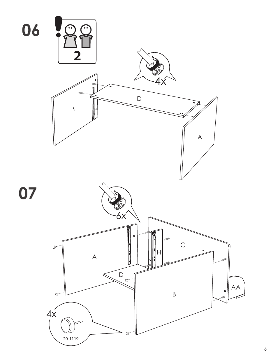 Nexera Alegria Collection - Desk (5642) User Manual | Page 6 / 15