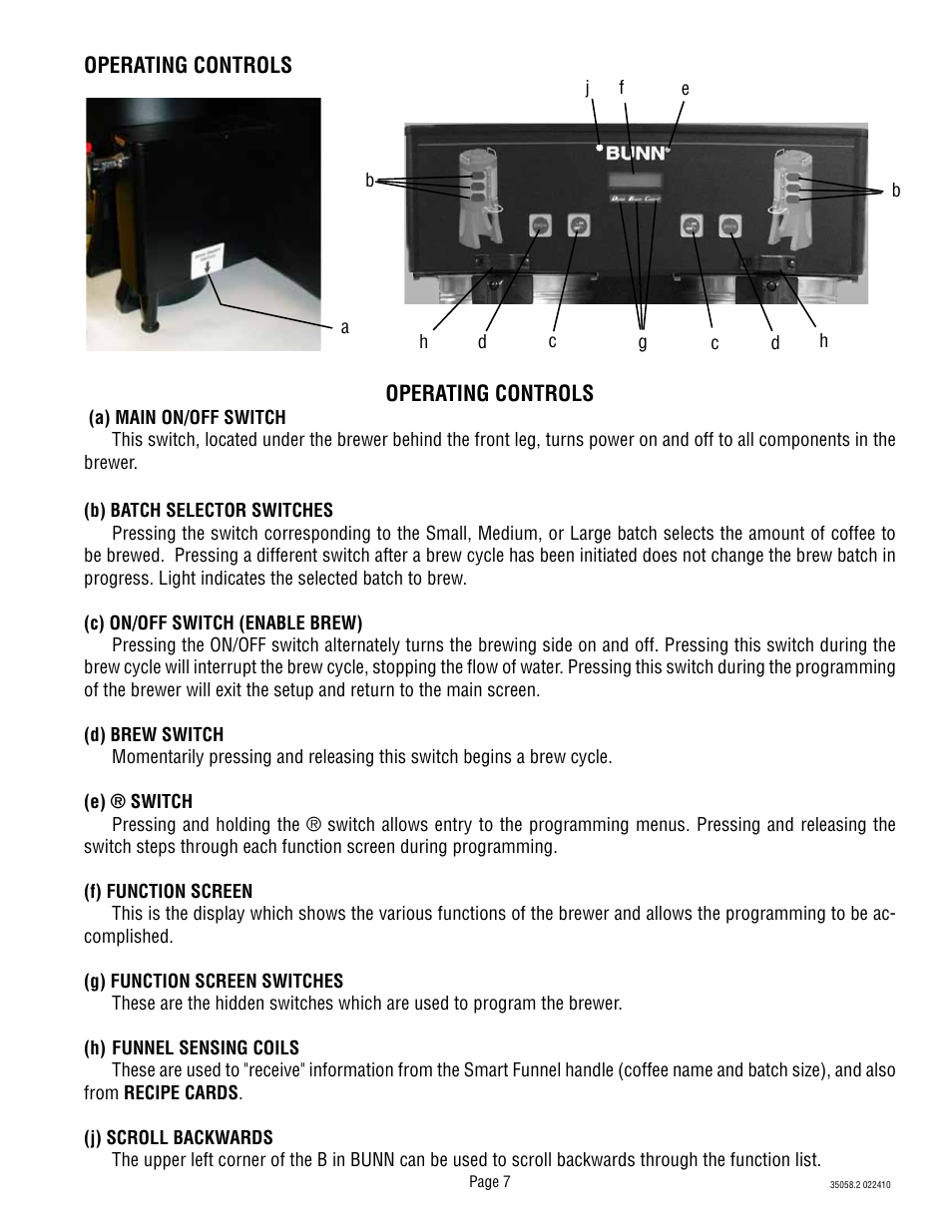 Bunn Dual TF DBC With Smart Funnel DUAL068000 User Manual | Page 7 / 10