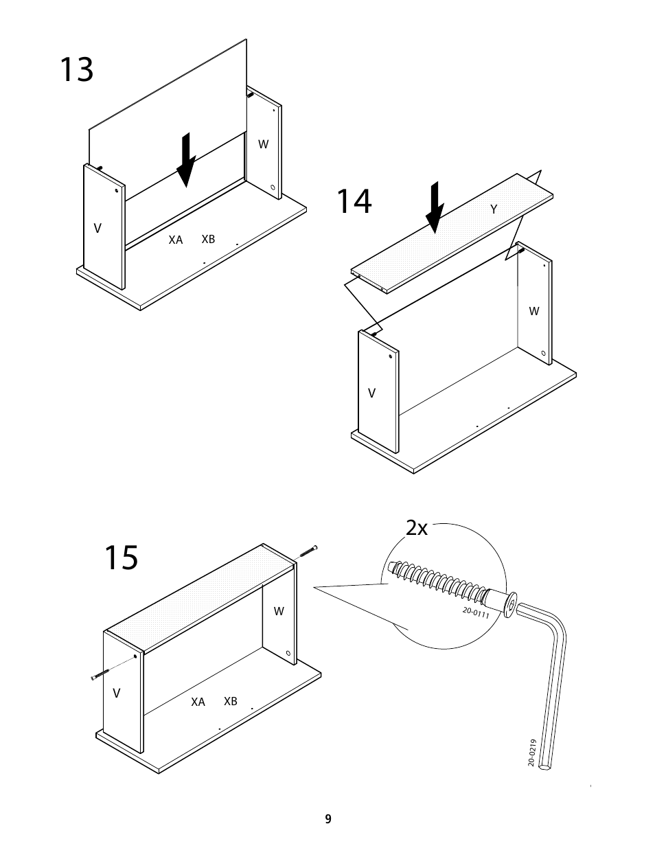 Nexera Nocce Collection - 6-Drawer Dresser (401206) User Manual | Page 9 / 12