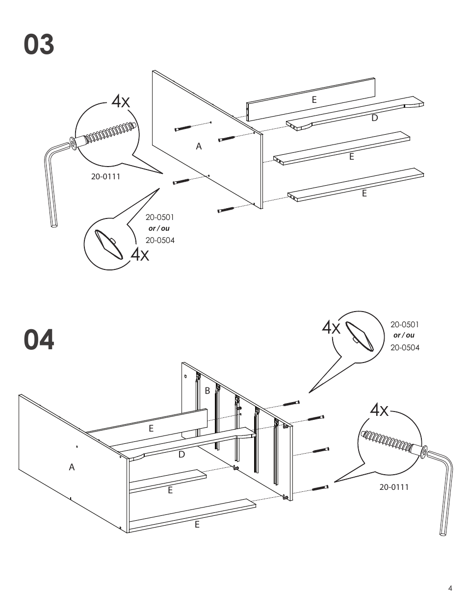 Nexera Alegria Collection - 5-Drawer Chest (5605) User Manual | Page 4 / 8