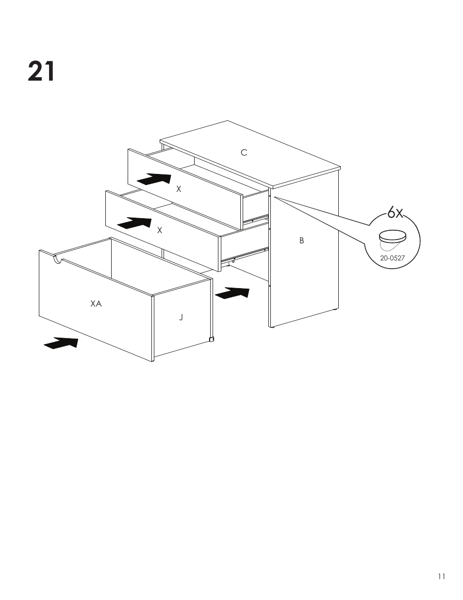 Nexera Taxi Collection - 2-Drawer Chest + Trunk (330438) User Manual | Page 11 / 12