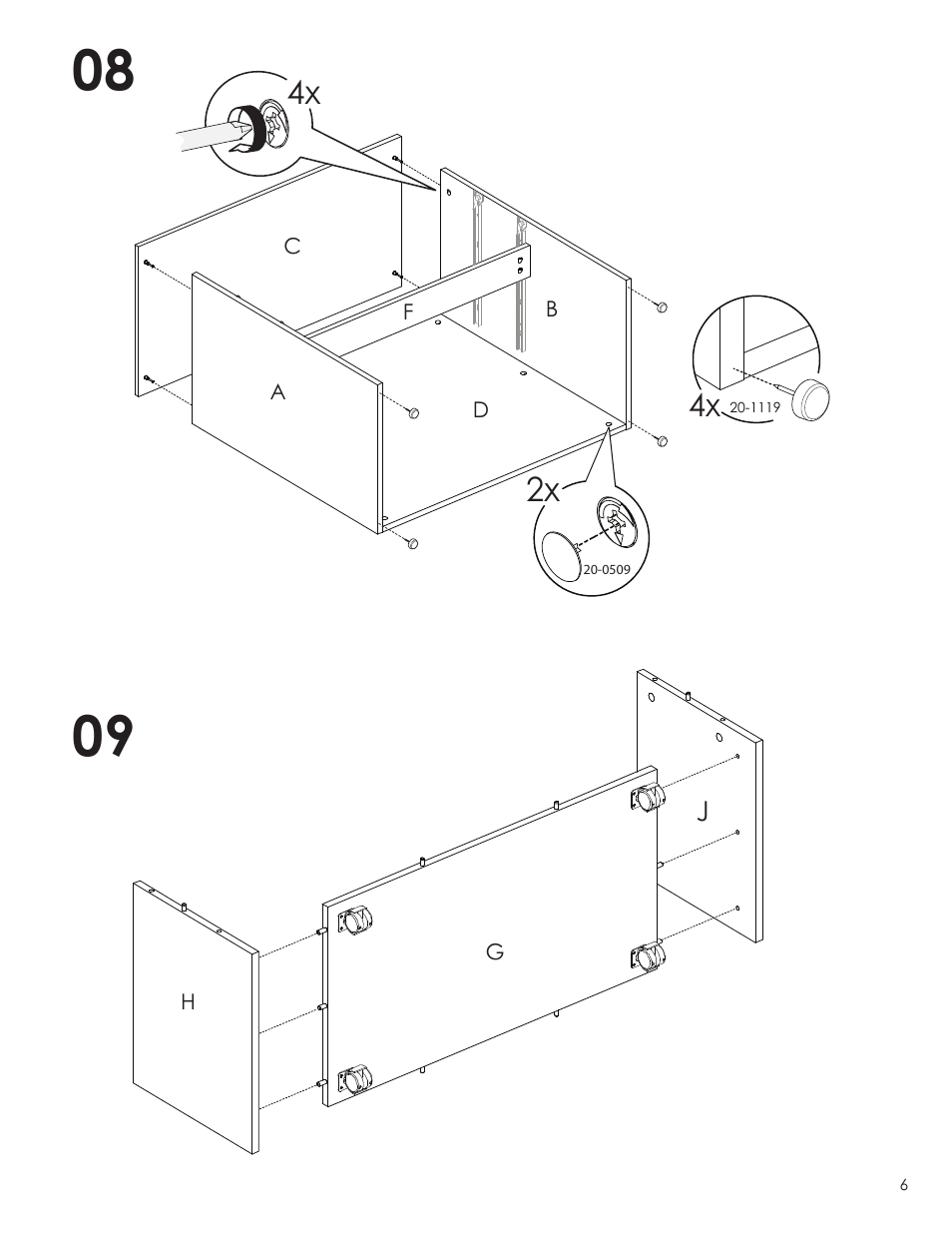 Nexera Taxi Collection - 2-Drawer Chest + Trunk (330438) User Manual | Page 6 / 12